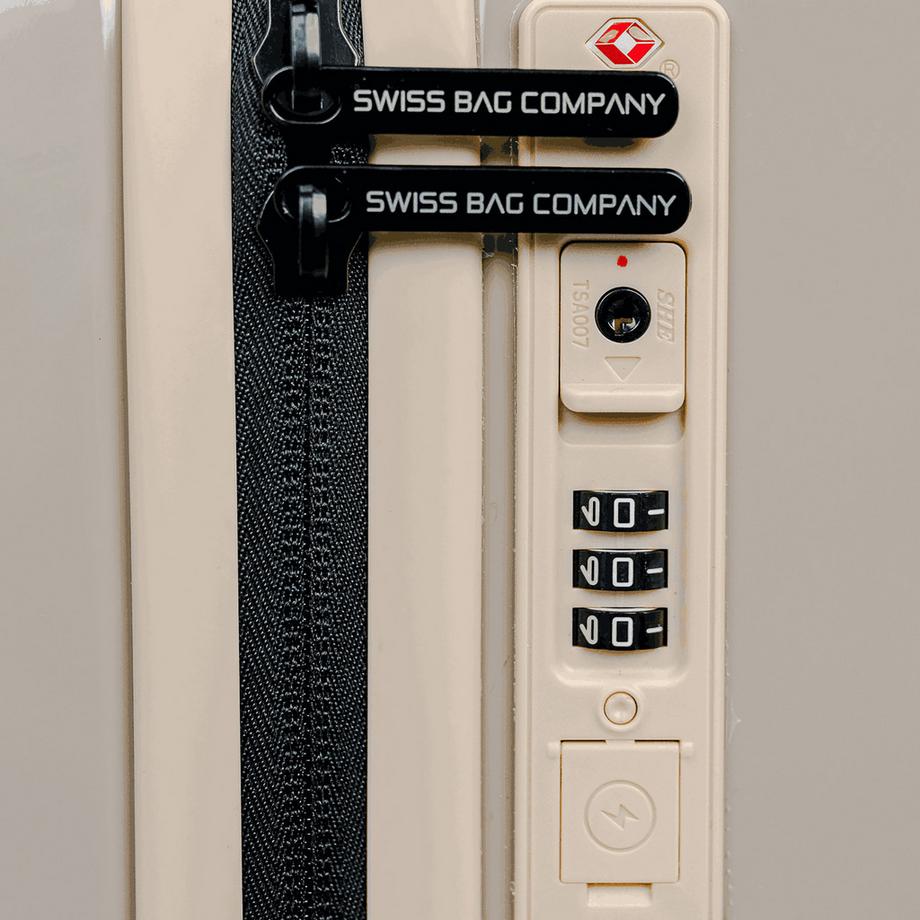 SWISS BAG COMPANY 45 cm, Valise rigide Spinner, Underseat Cosmos Deluxe 