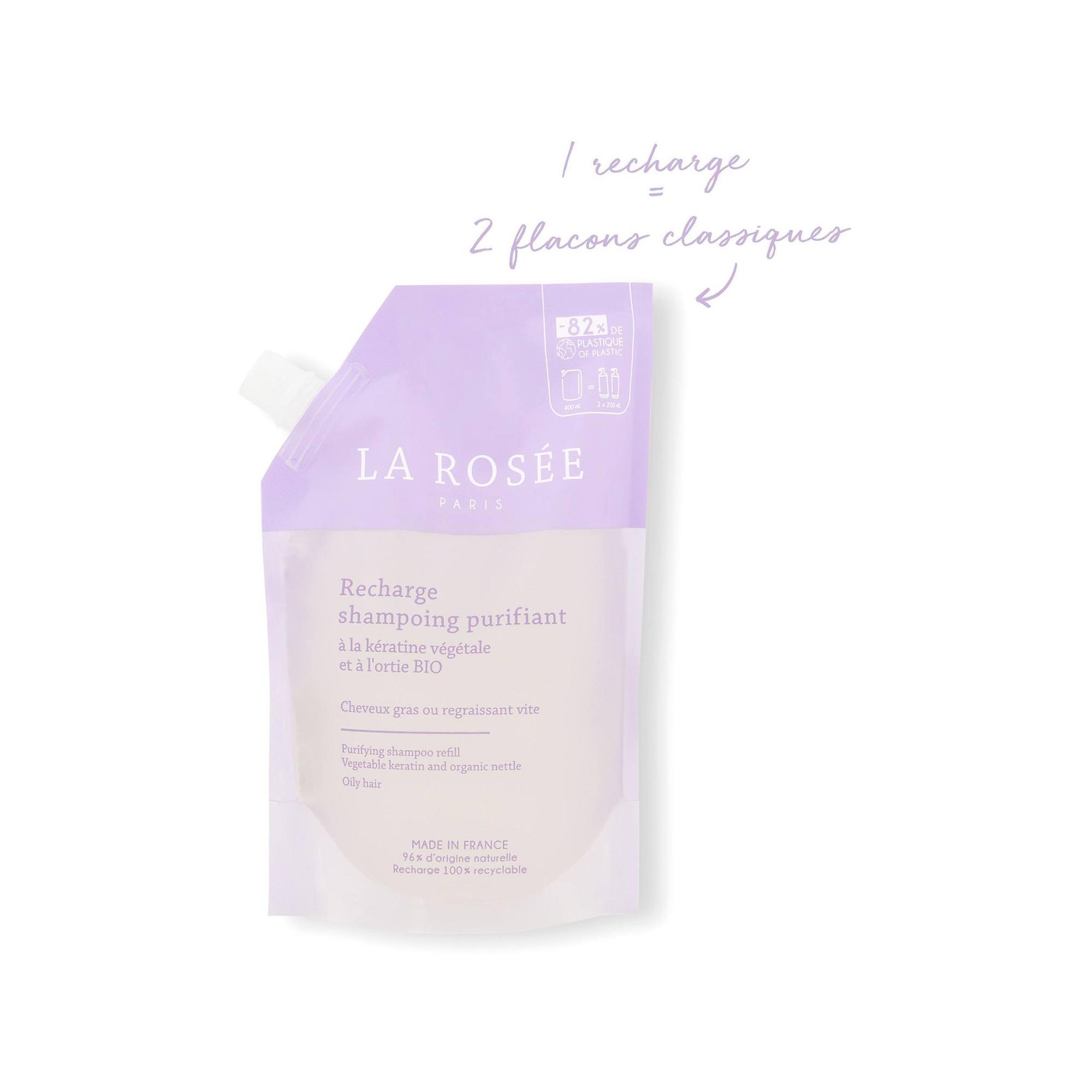 La Rosée  Ecorecharge Shampoing Purifiant 