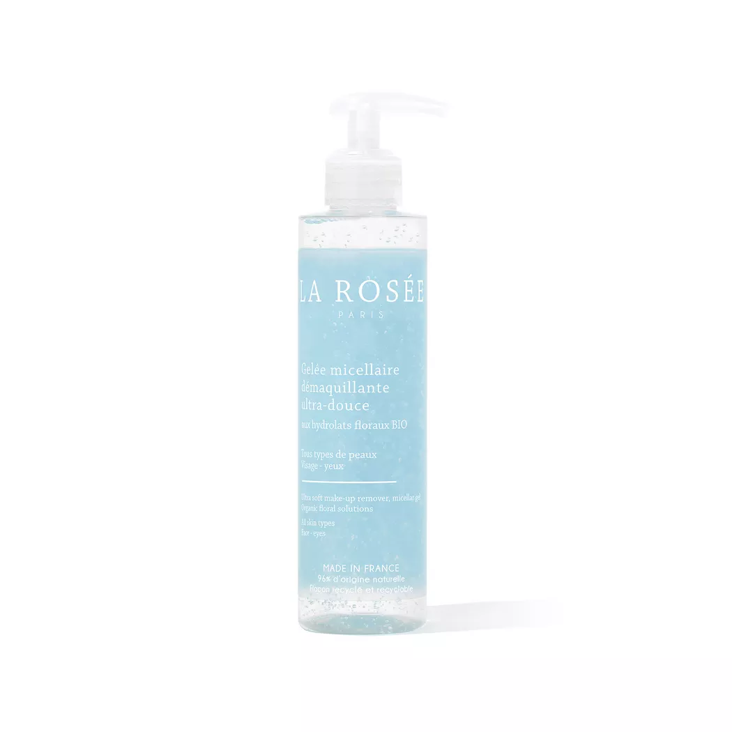 La Rosée - Ultra-sanftes mizellares Reinigungsgelee mit Bio-Blütenhydrolaten, 195 ml