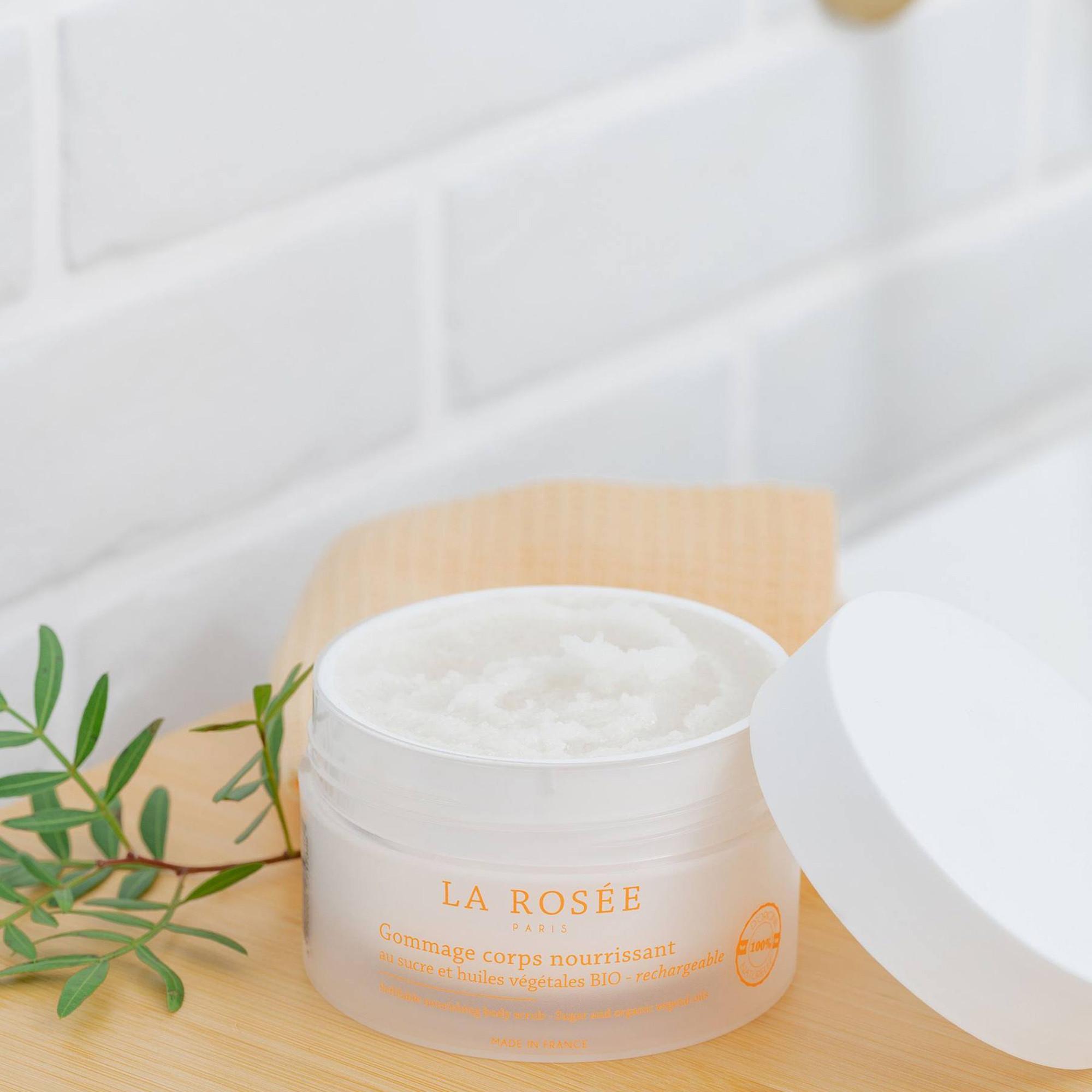 La Rosée  Scrub corpo nutriente con zucchero e oli vegetali biologici - ricaricabile  