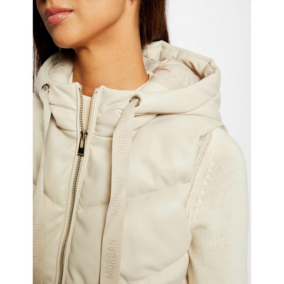 MORGAN Gilet imbottito con cappuccio  