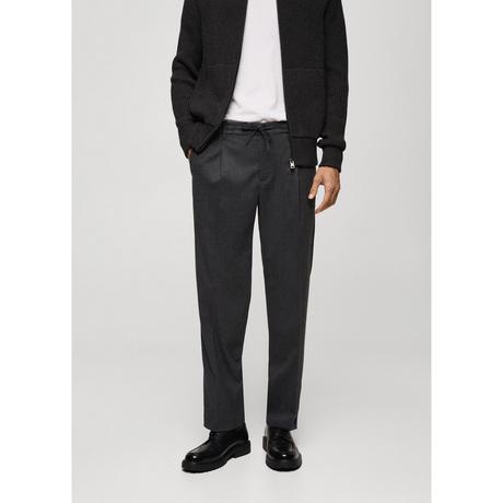 Mango Man STONE Regular Fit Bundfaltenhose  