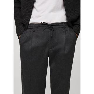Mango Man STONE Regular Fit Bundfaltenhose  