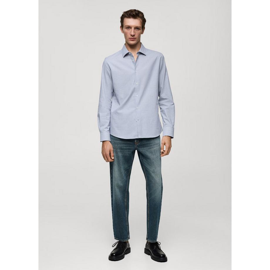 Mango Man LOUIS Camicia a maniche lunghe a righe  