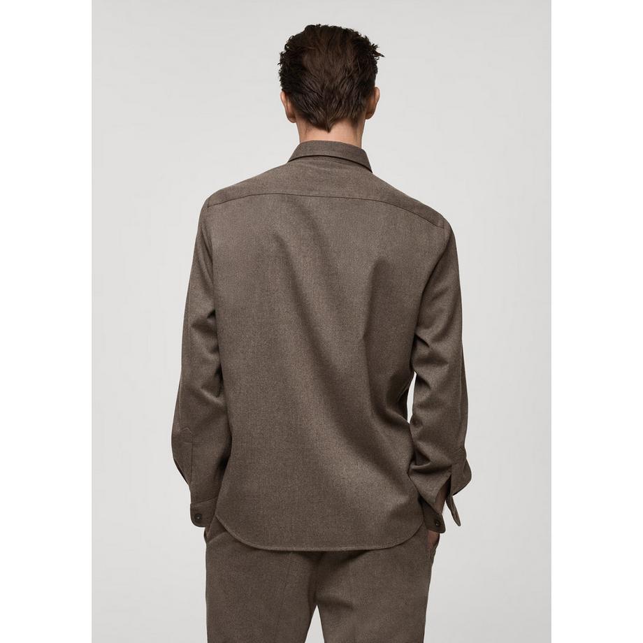 Mango Man Olivier Camicia a Maniche Lunghe  