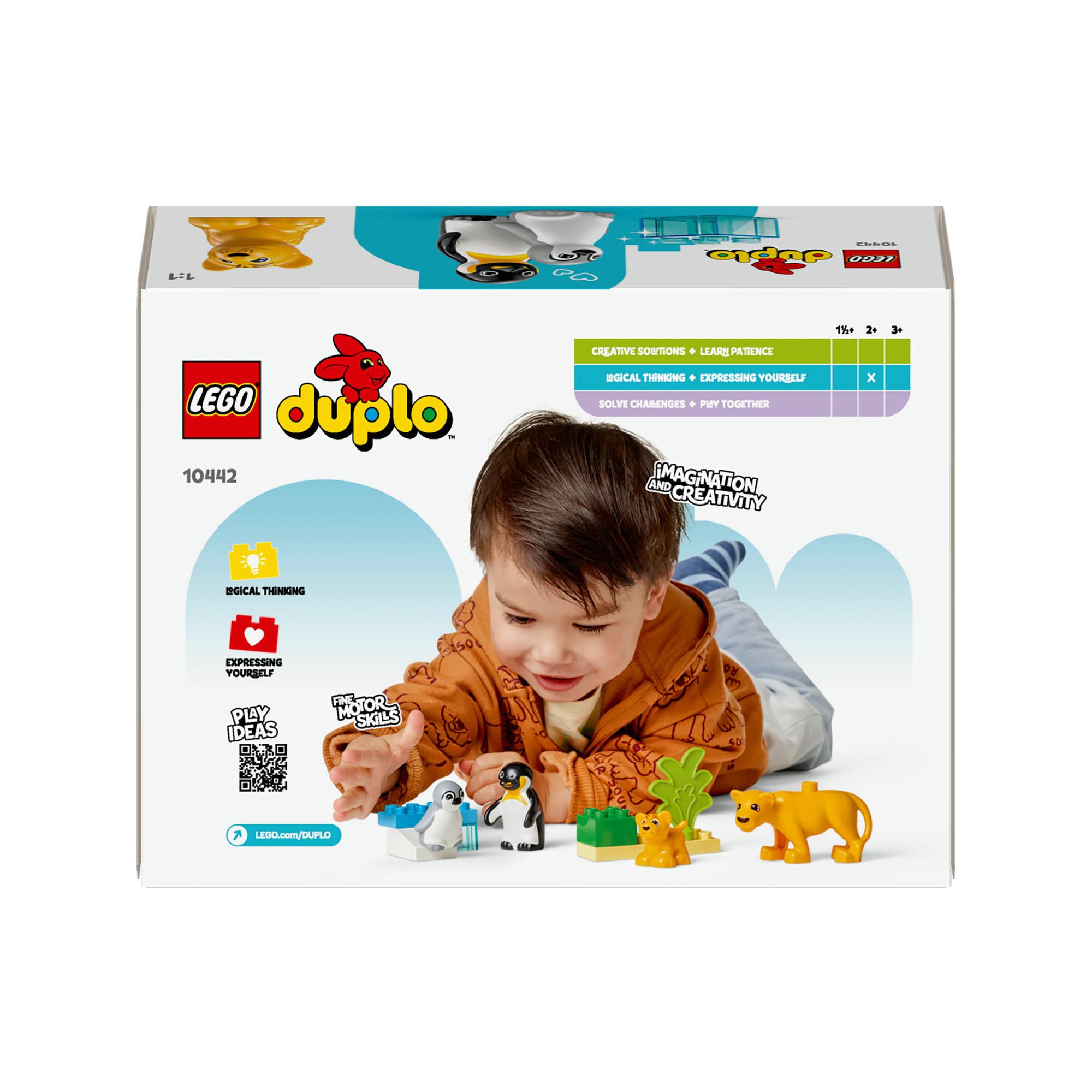 LEGO®  10442 Familles d’animaux sauvages : pingouins et lions 