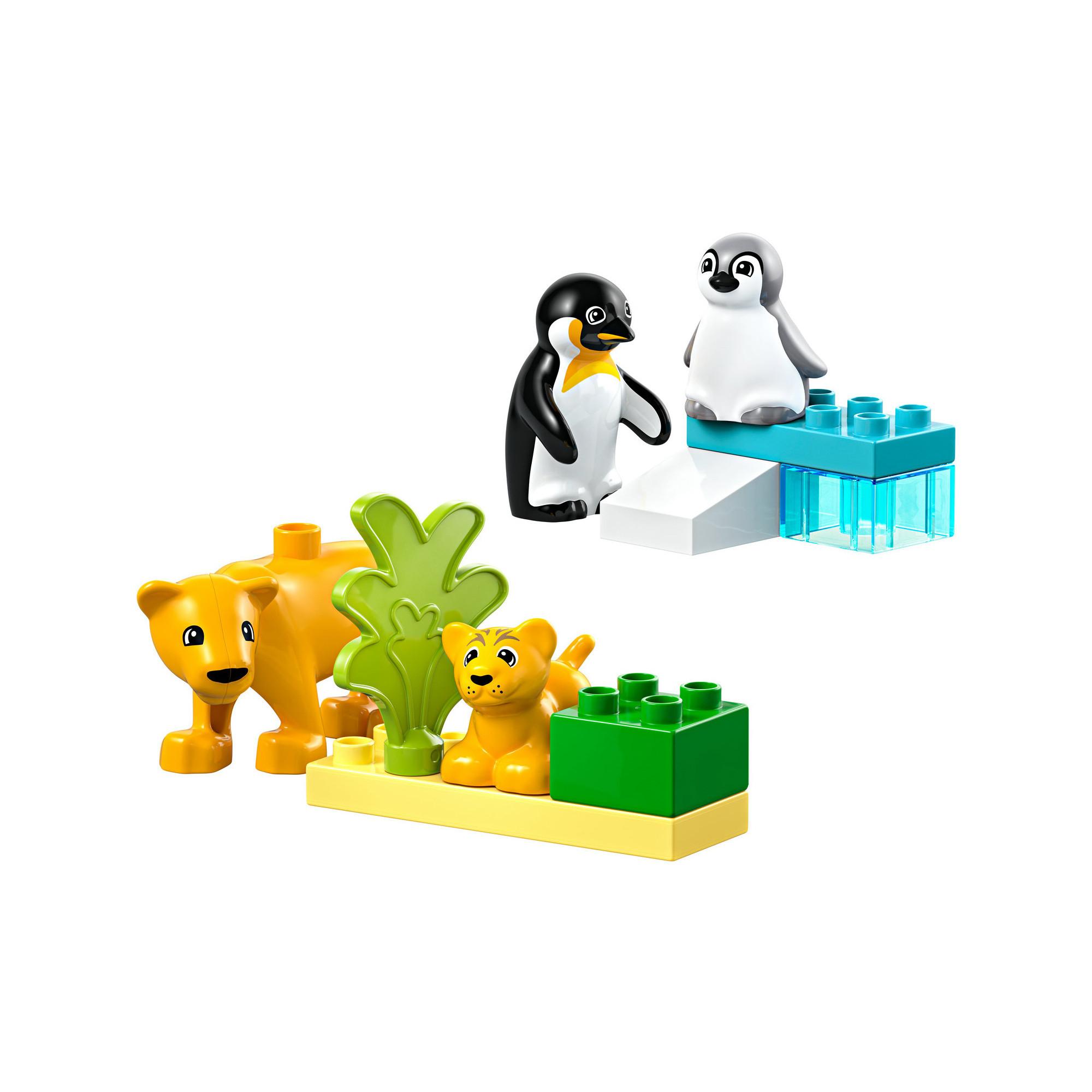 LEGO®  10442 Familles d’animaux sauvages : pingouins et lions 