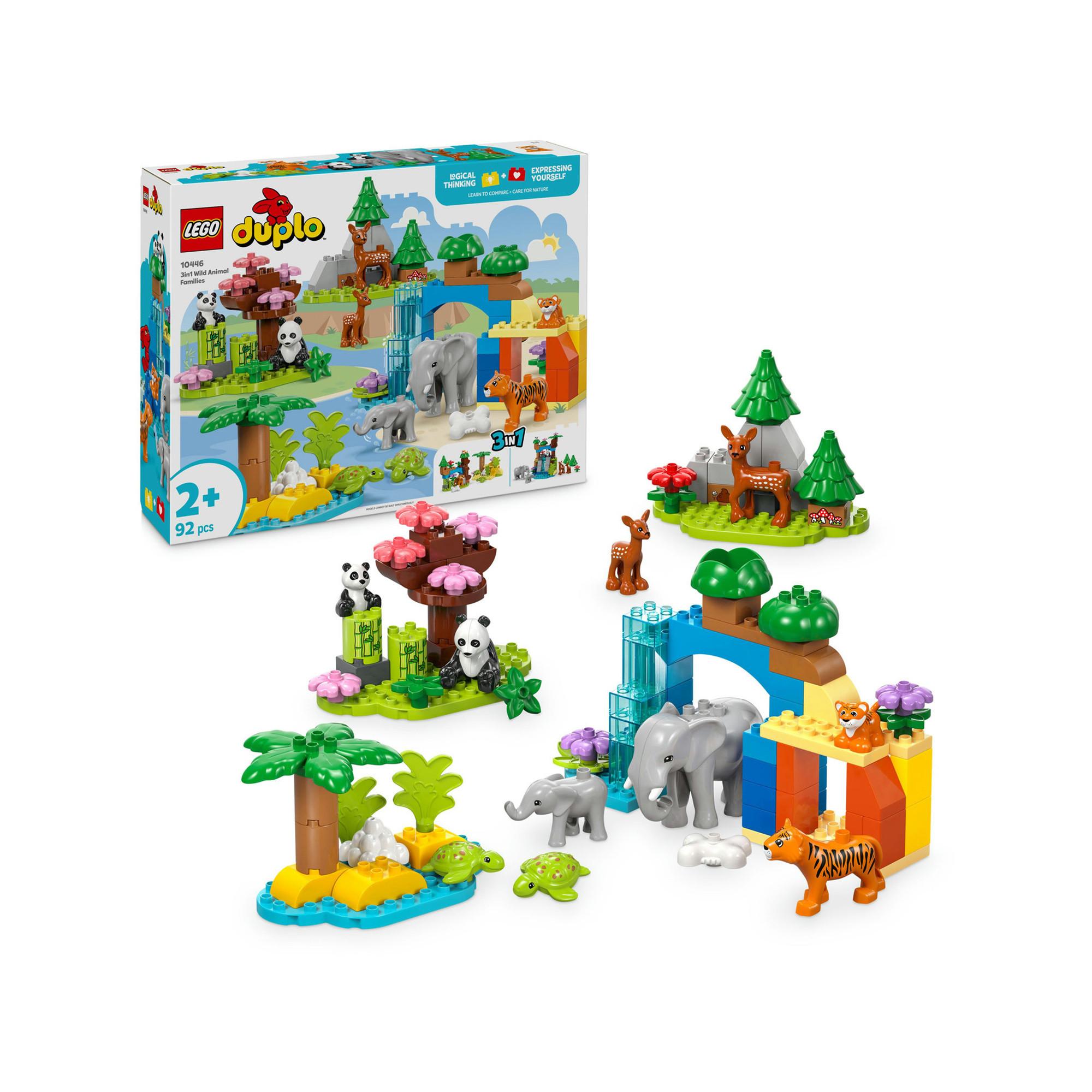 LEGO®  10446 Familles d’animaux sauvages 3-en-1 