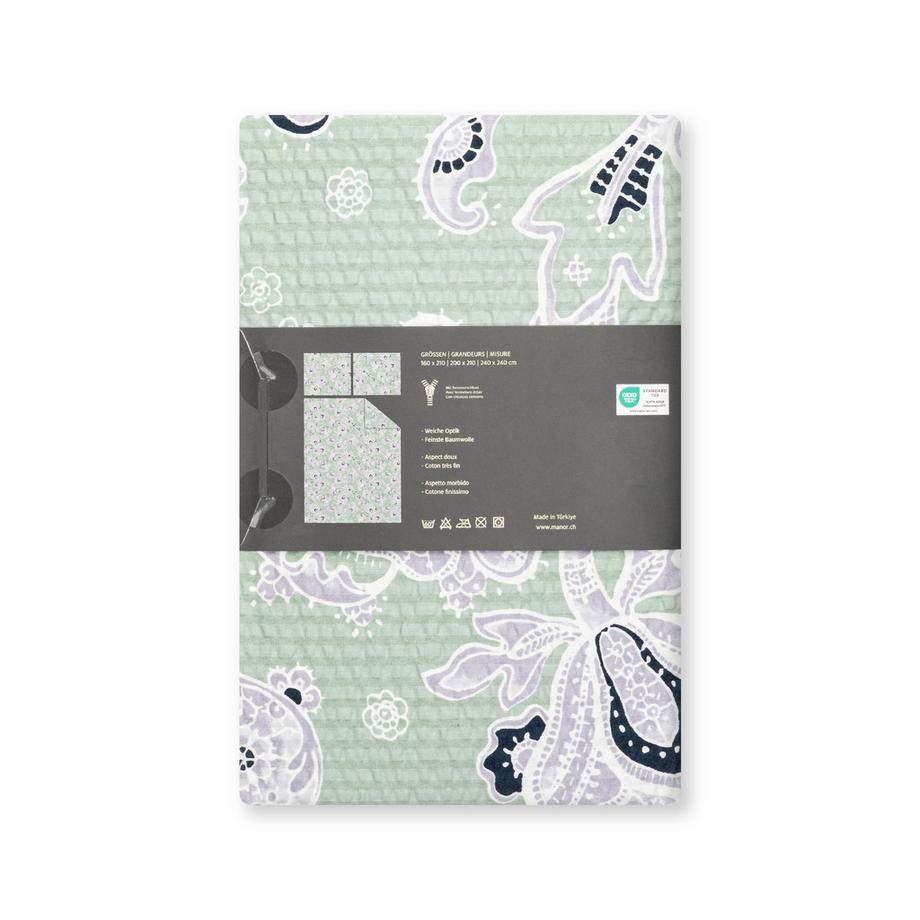 Manor Dorette Housse de couette Seersucker  