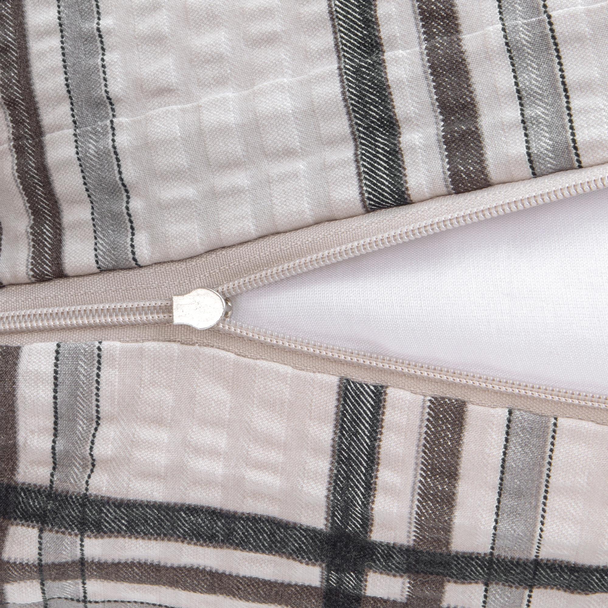 Manor Karo Seersucker Federa del cuscino  