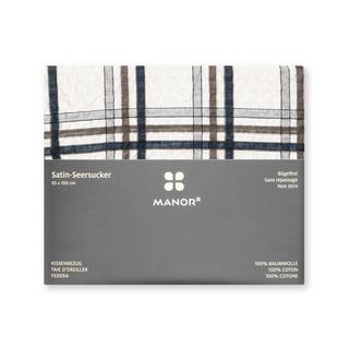 Manor Karo Seersucker Federa del cuscino  