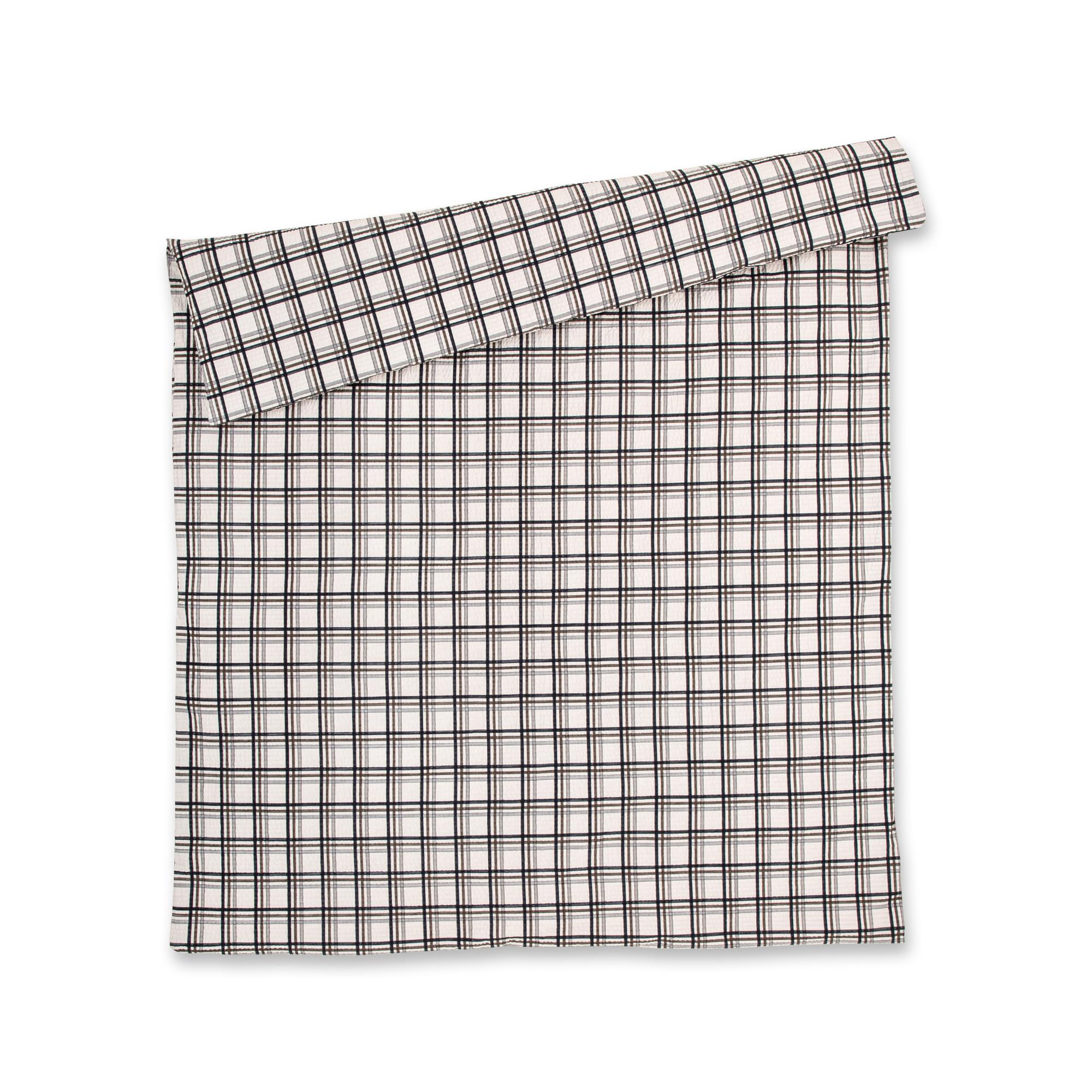 Manor Karo Seersucker Duvetbezug  