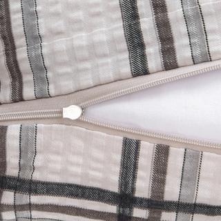 Manor Karo Seersucker Duvetbezug  