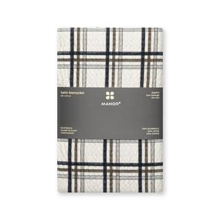 Manor Karo Seersucker Duvetbezug  