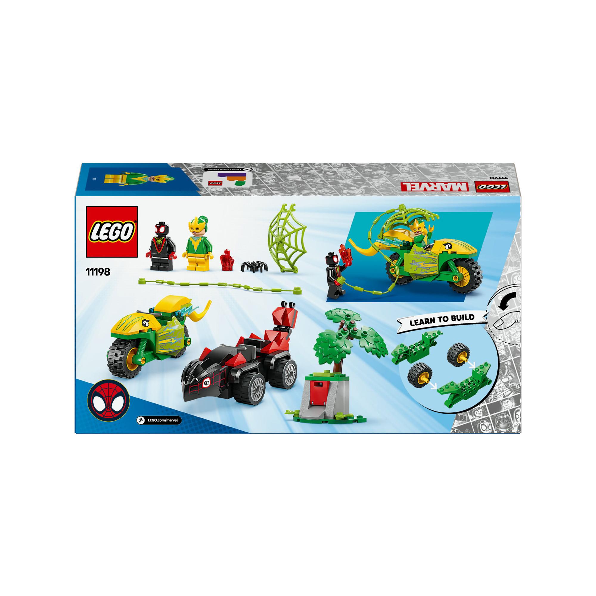 LEGO®  11198 Actionspass mit Spin und Electro in ihren Dino-Flitzern 