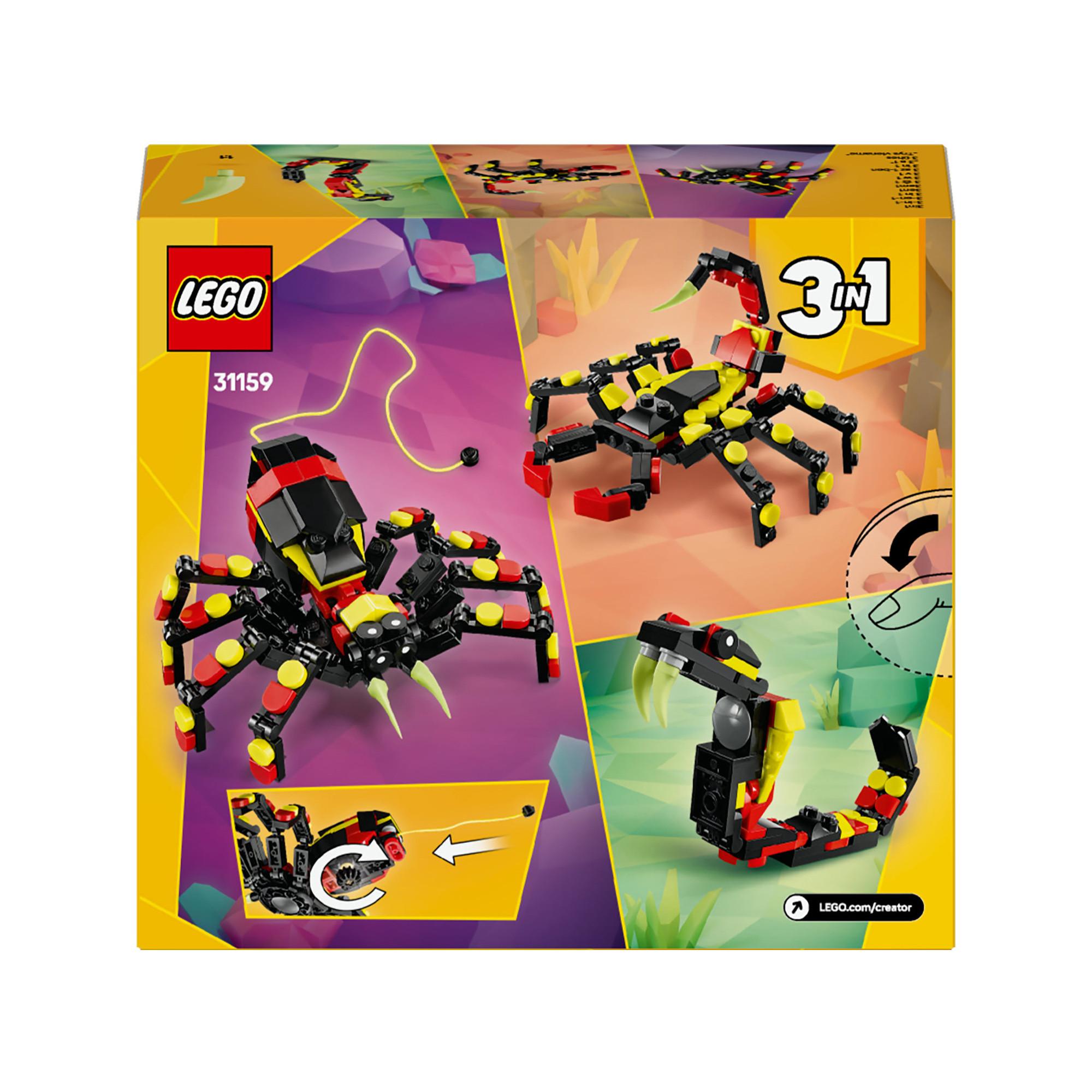 LEGO®  31159 Wilde Tiere: Überraschungsspinne 