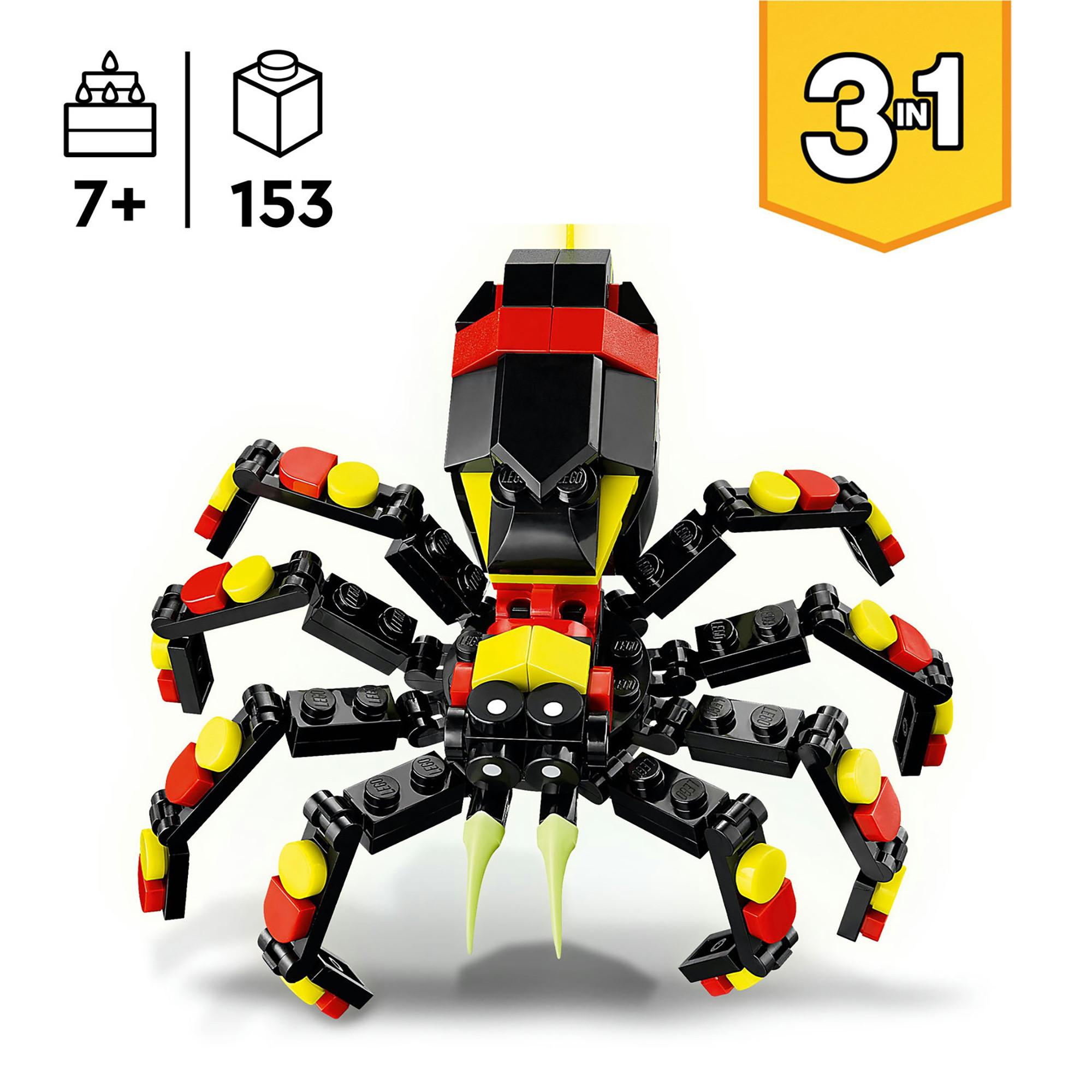 LEGO®  31159 Wilde Tiere: Überraschungsspinne 