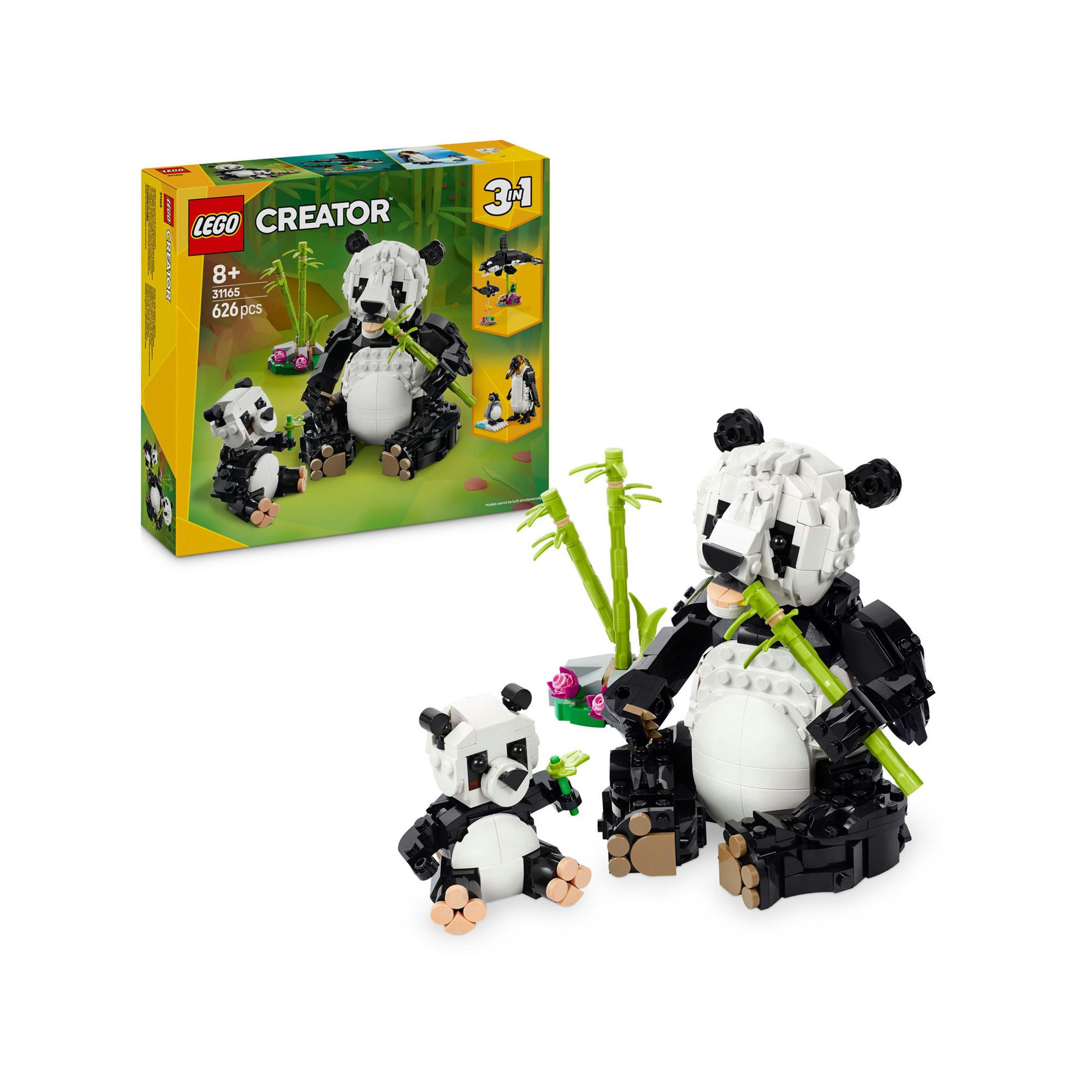 LEGO®  31165 Animaux sauvages : la famille de pandas 