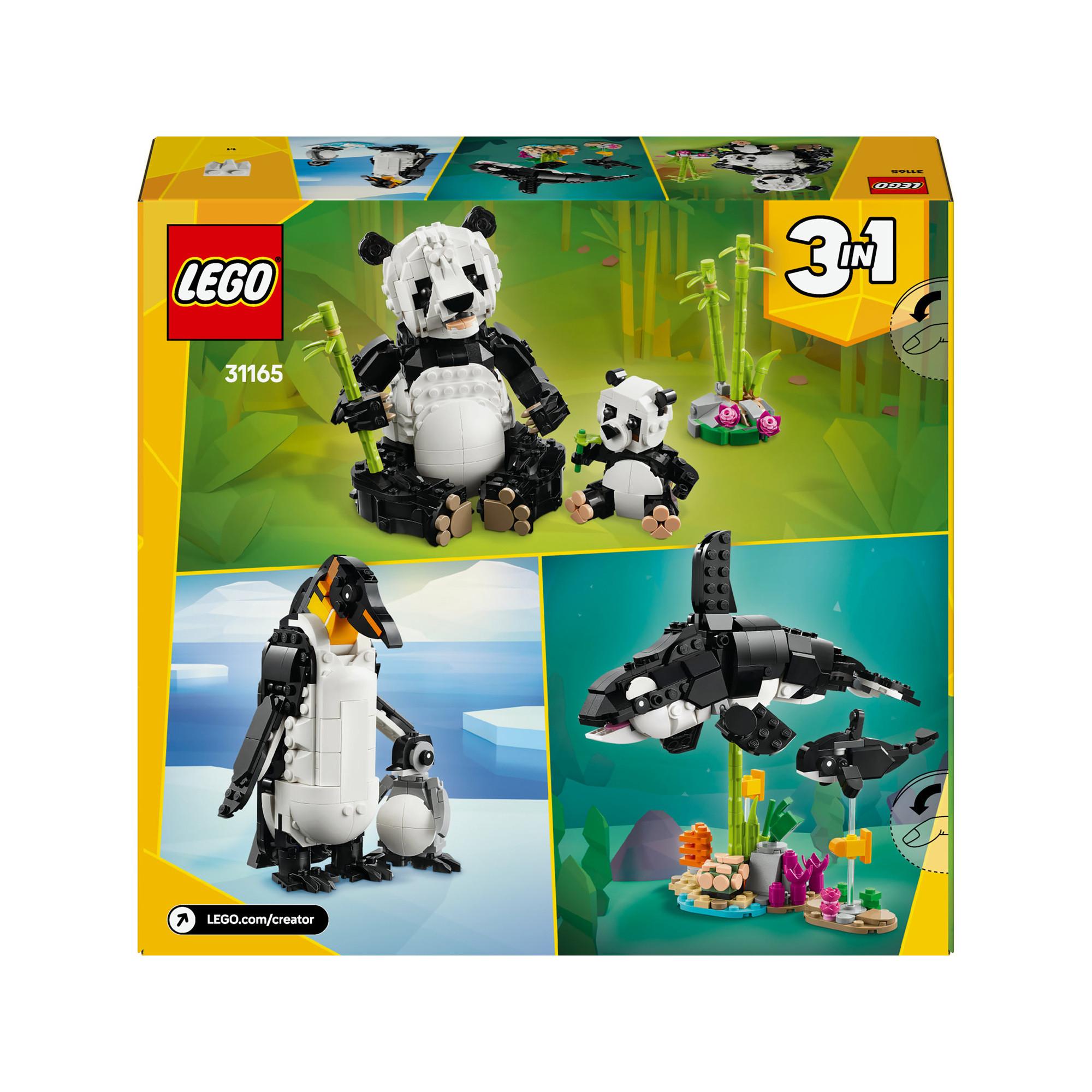 LEGO®  31165 Animaux sauvages : la famille de pandas 