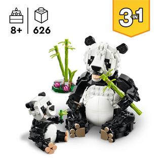 LEGO®  31165 Animaux sauvages : la famille de pandas 