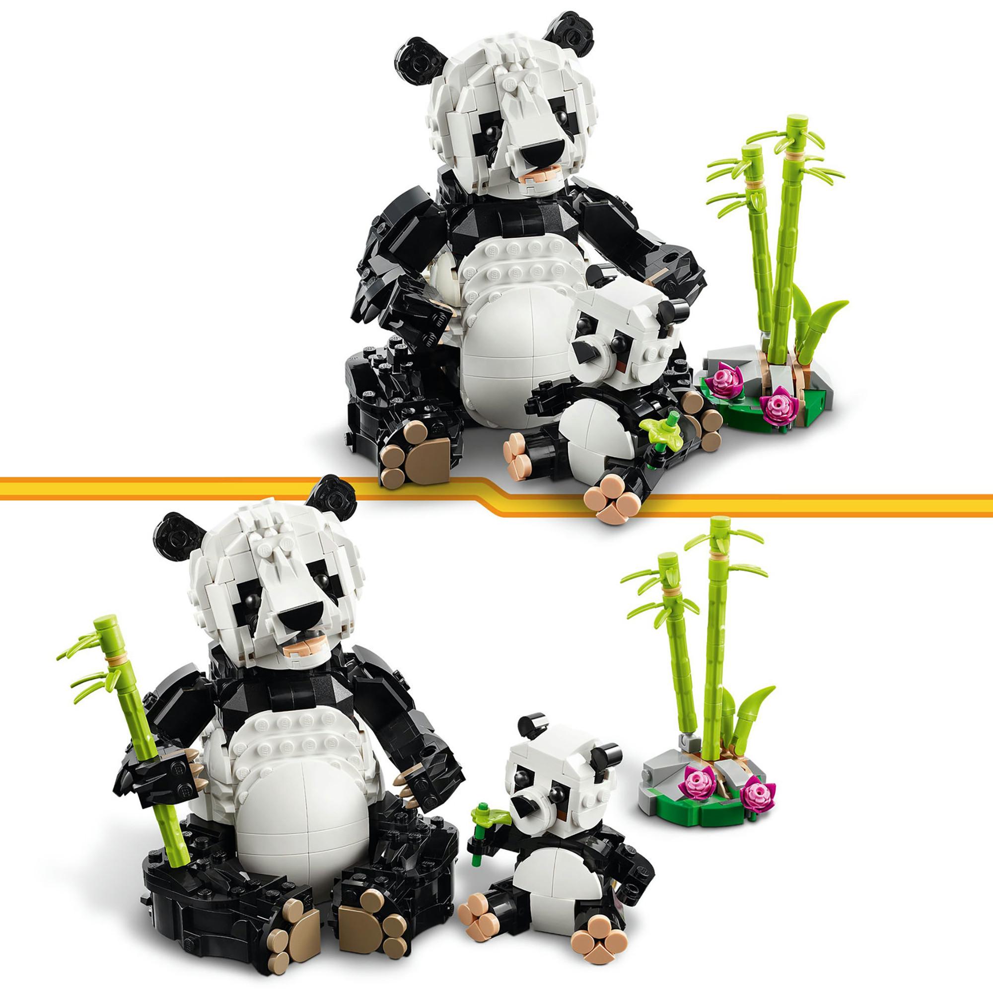 LEGO®  31165 Animali selvatici: famiglia di panda 