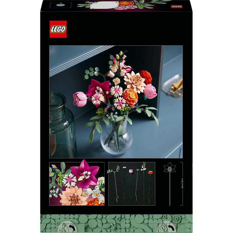 LEGO®  10342 Le joli bouquet de fleurs roses 