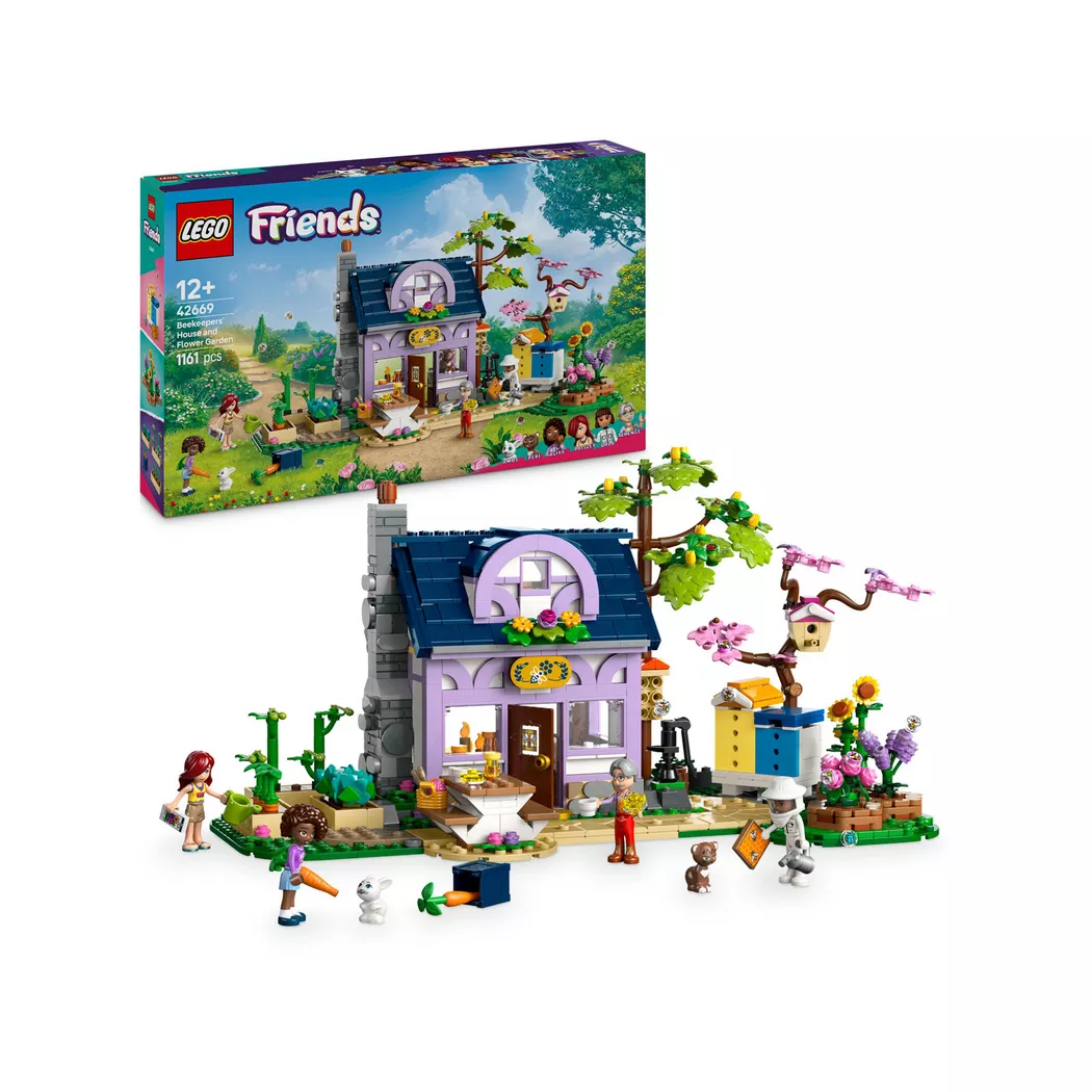 LEGO® - 42669 Haus und Blumengarten der Imker, Multicolor