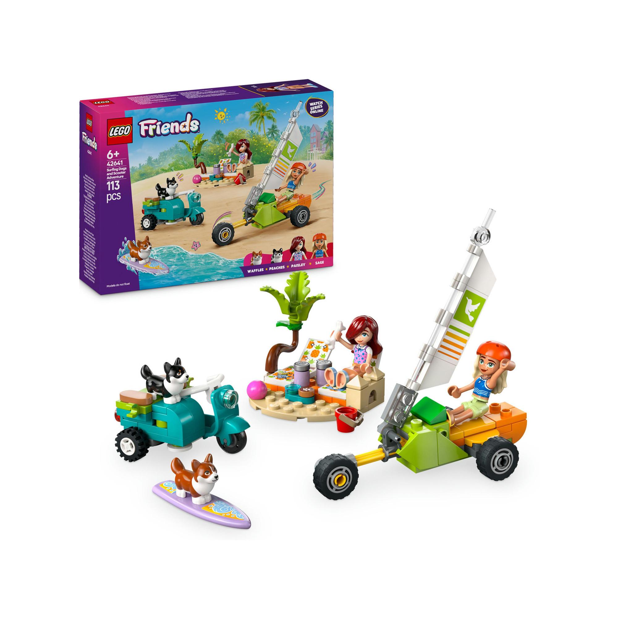 LEGO®  42641 Chiens surfeurs et aventures en scooter 