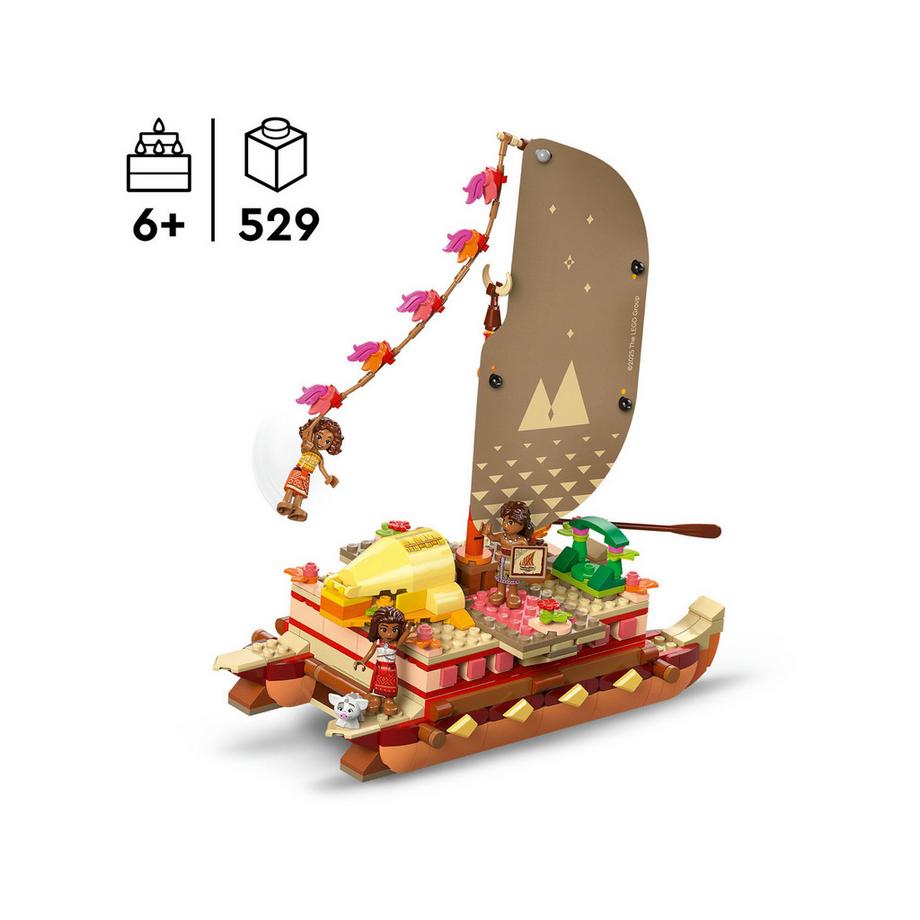 LEGO®  43270 Le bateau d’aventure de Vaiana 