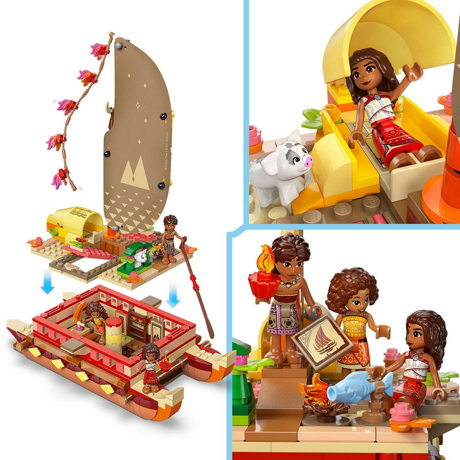 LEGO®  43270 Le bateau d’aventure de Vaiana 