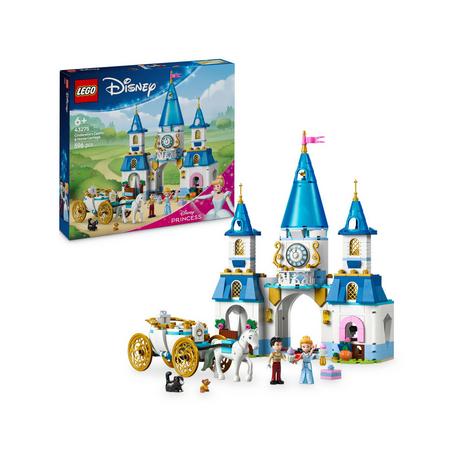 LEGO®  43275 Cinderellas Schloss und Pferdekutsche 