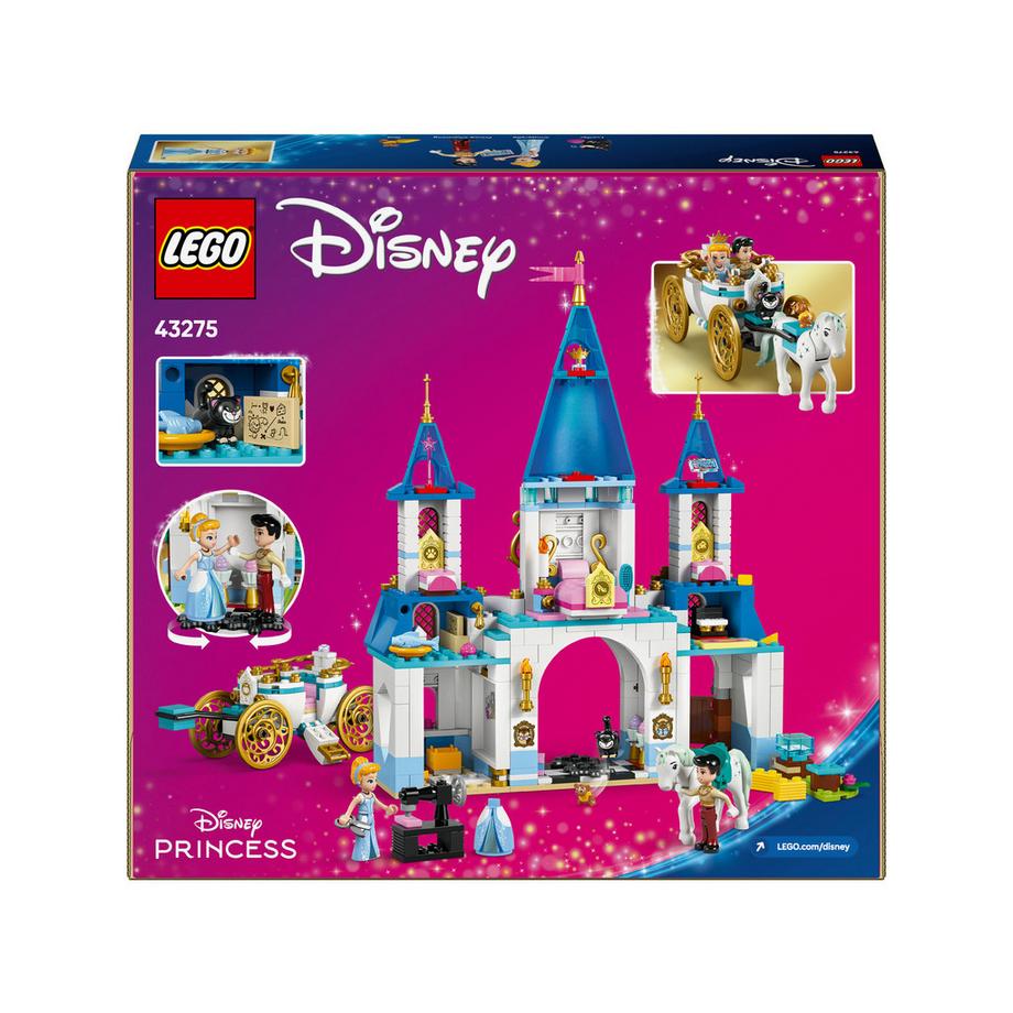 LEGO®  43275 Le château de Cendrillon et la calèche 