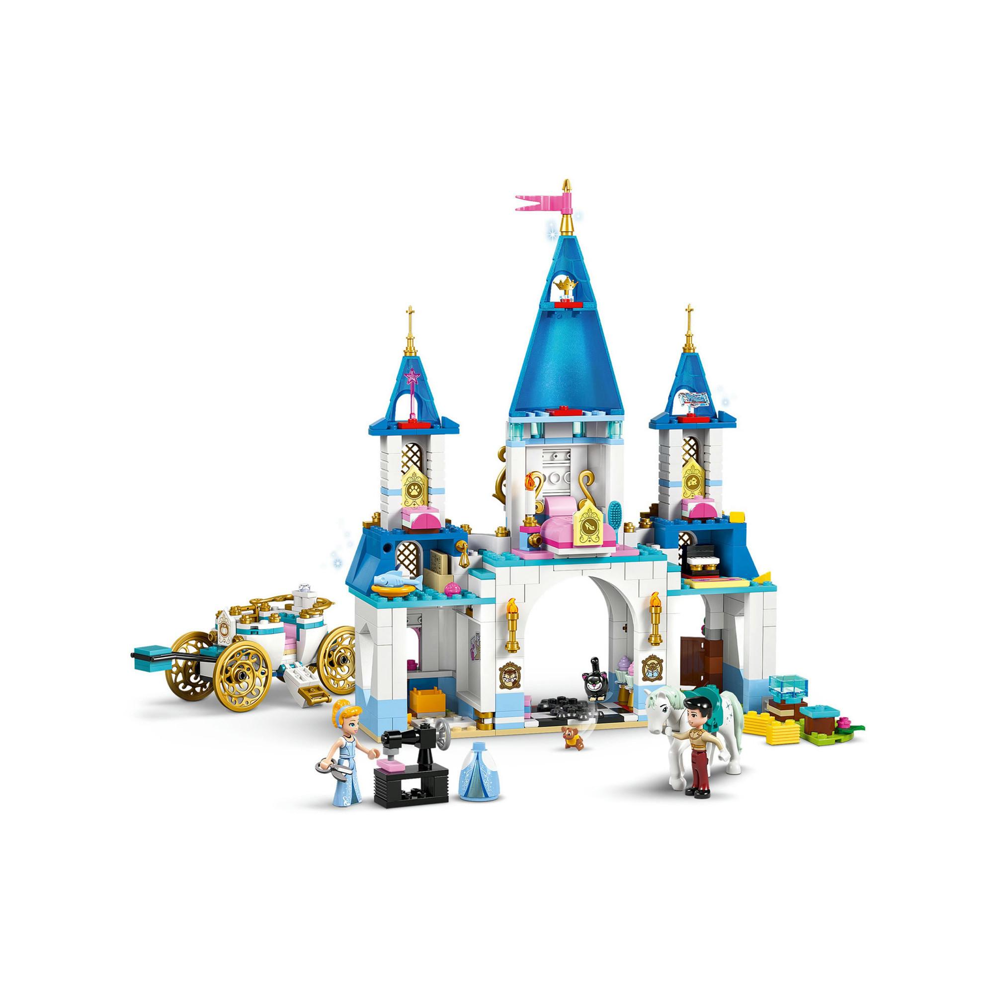 LEGO®  43275 Cinderellas Schloss und Pferdekutsche 