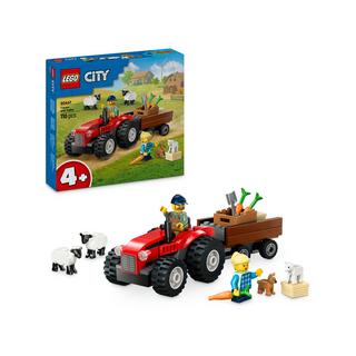 LEGO®   60461 Trattore agricolo rosso con rimorchio e pecore 