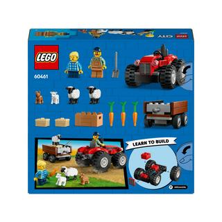 LEGO®   60461 Trattore agricolo rosso con rimorchio e pecore 
