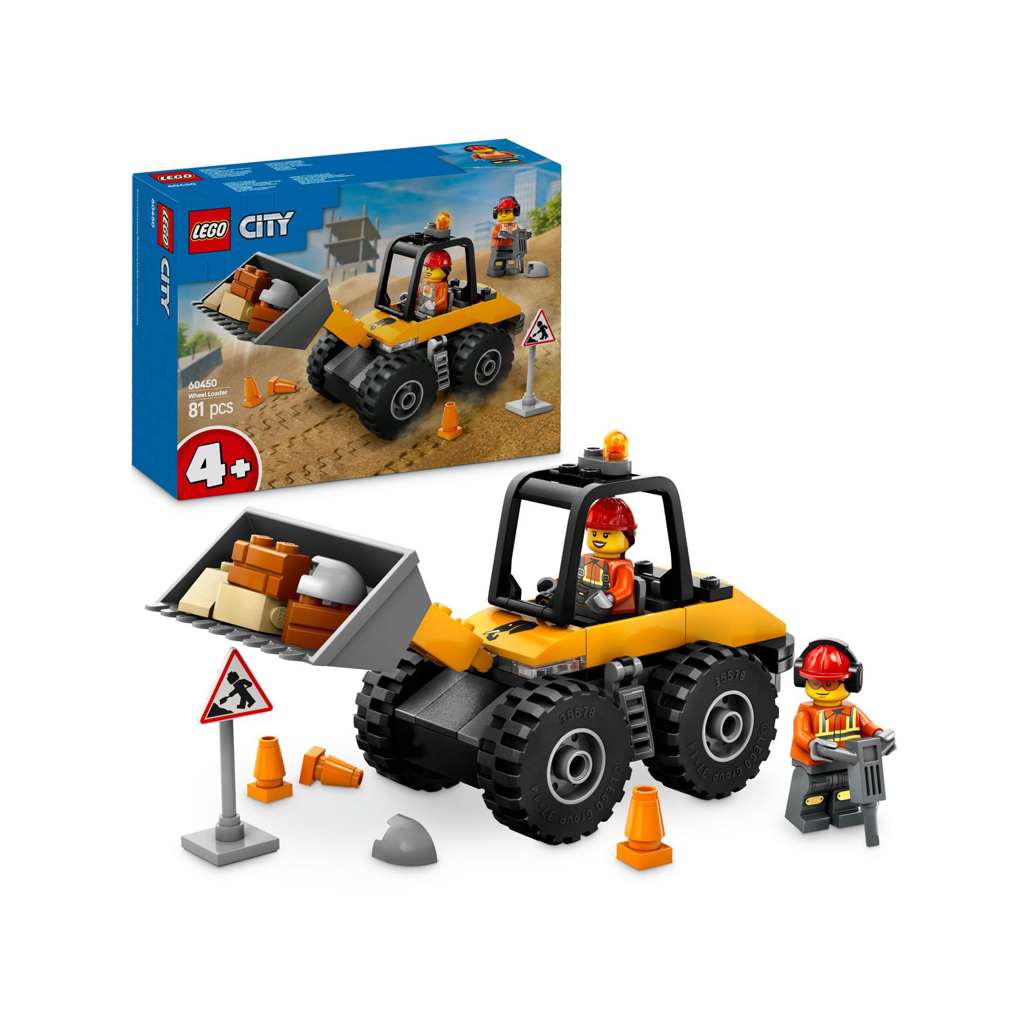 LEGO®  60450 La chargeuse de chantier jaune 