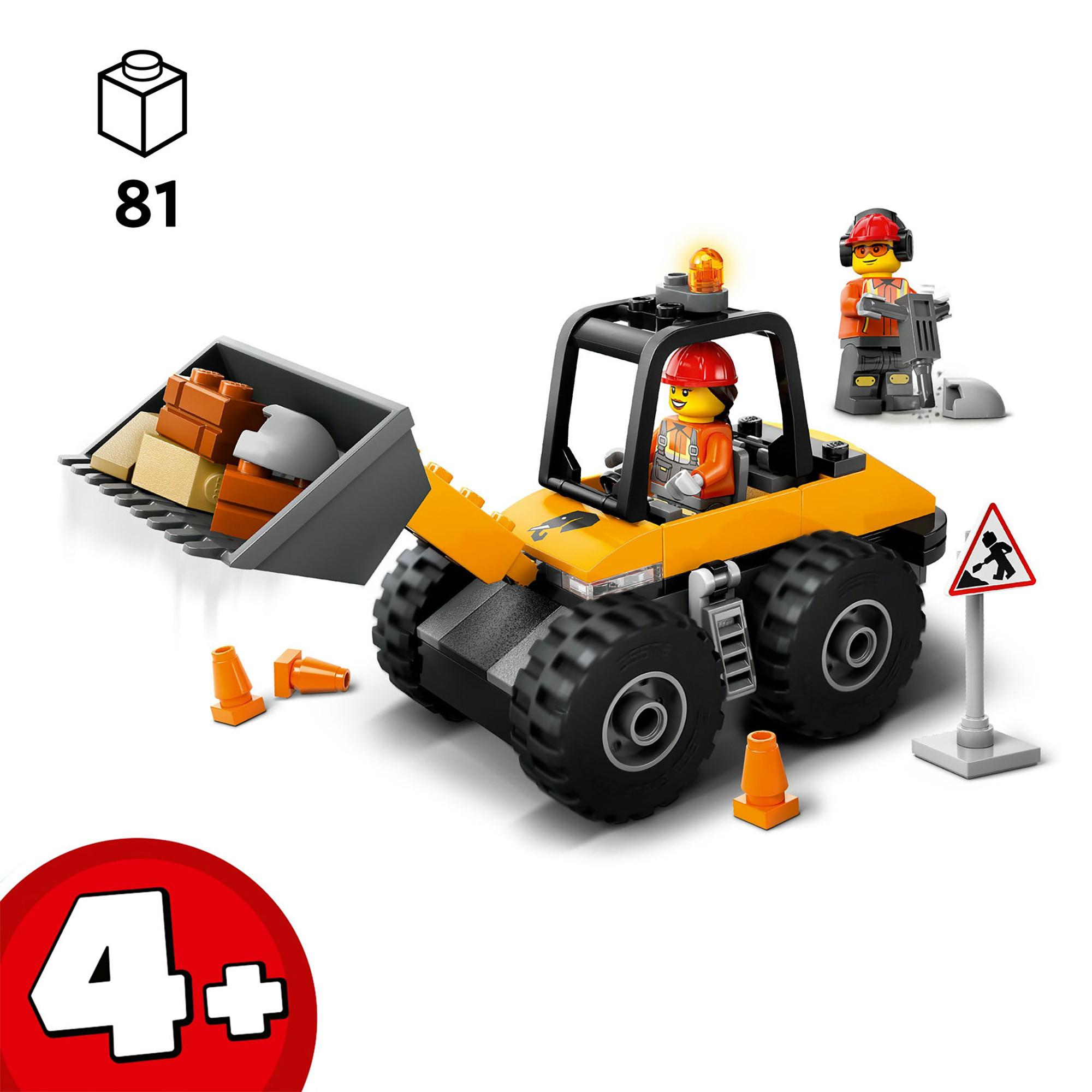 LEGO®  60450 La chargeuse de chantier jaune 