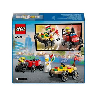 LEGO®  60458 Pack de bolides de course : camion de pizza contre camion de pompiers 