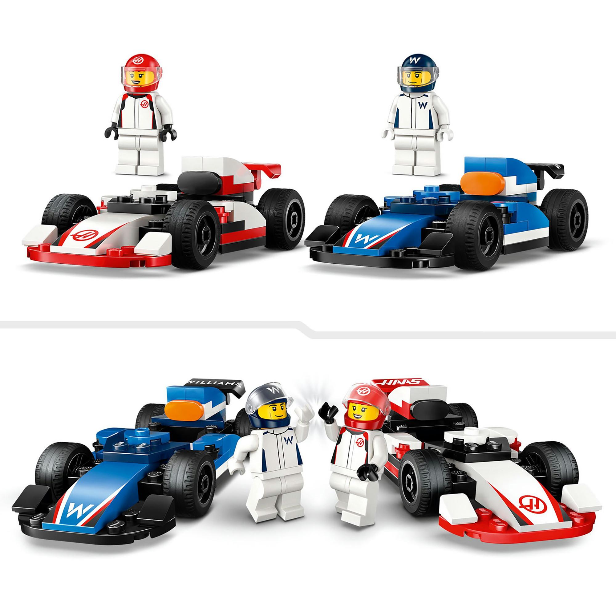 LEGO®  60464 Monoposto Williams Racing e Haas F1® 