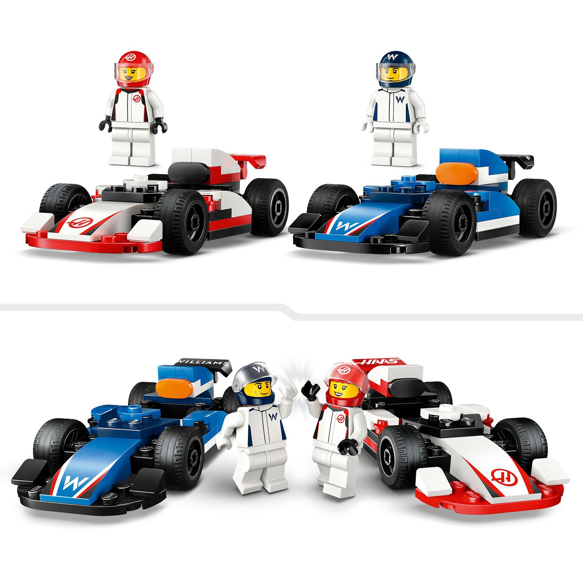 LEGO®  60464 Voitures de course de F1® Williams Racing et Haas F1® 