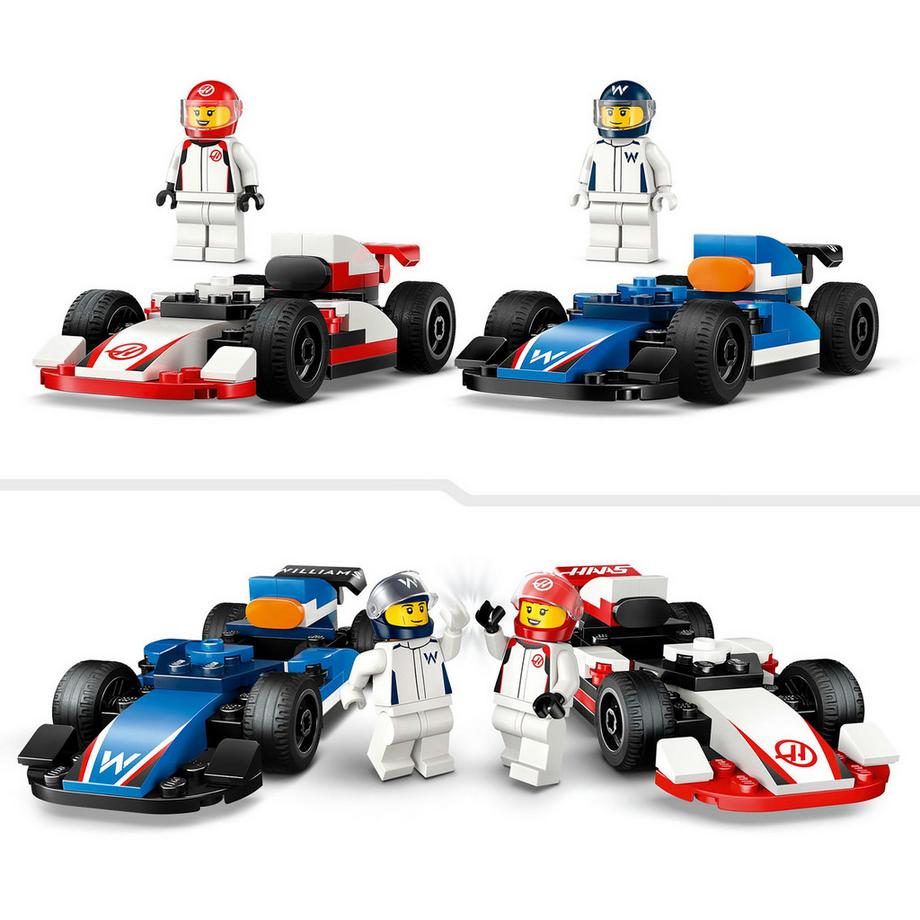 LEGO®  60464 F1® Williams Racing und Haas F1® Rennautos 