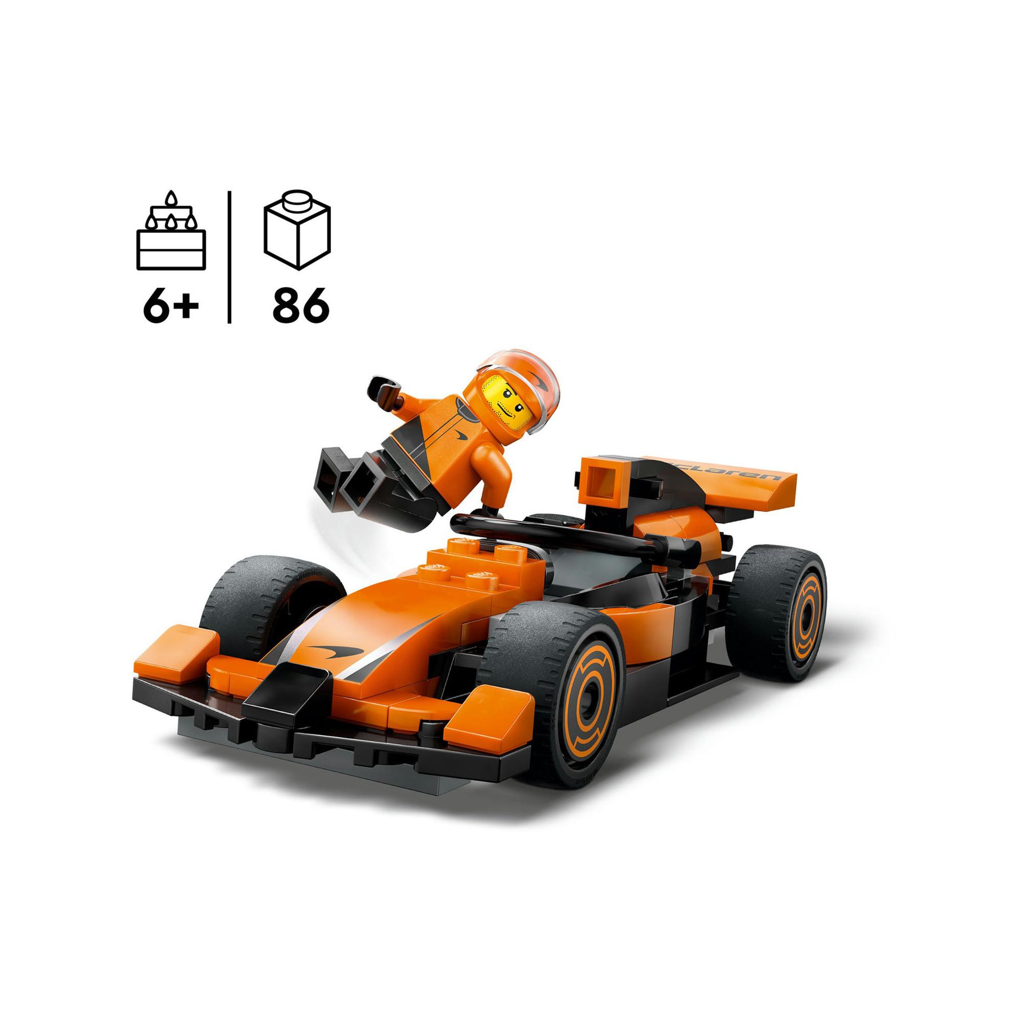 LEGO®  60442 Voiture de course McLaren avec pilote de F1® 