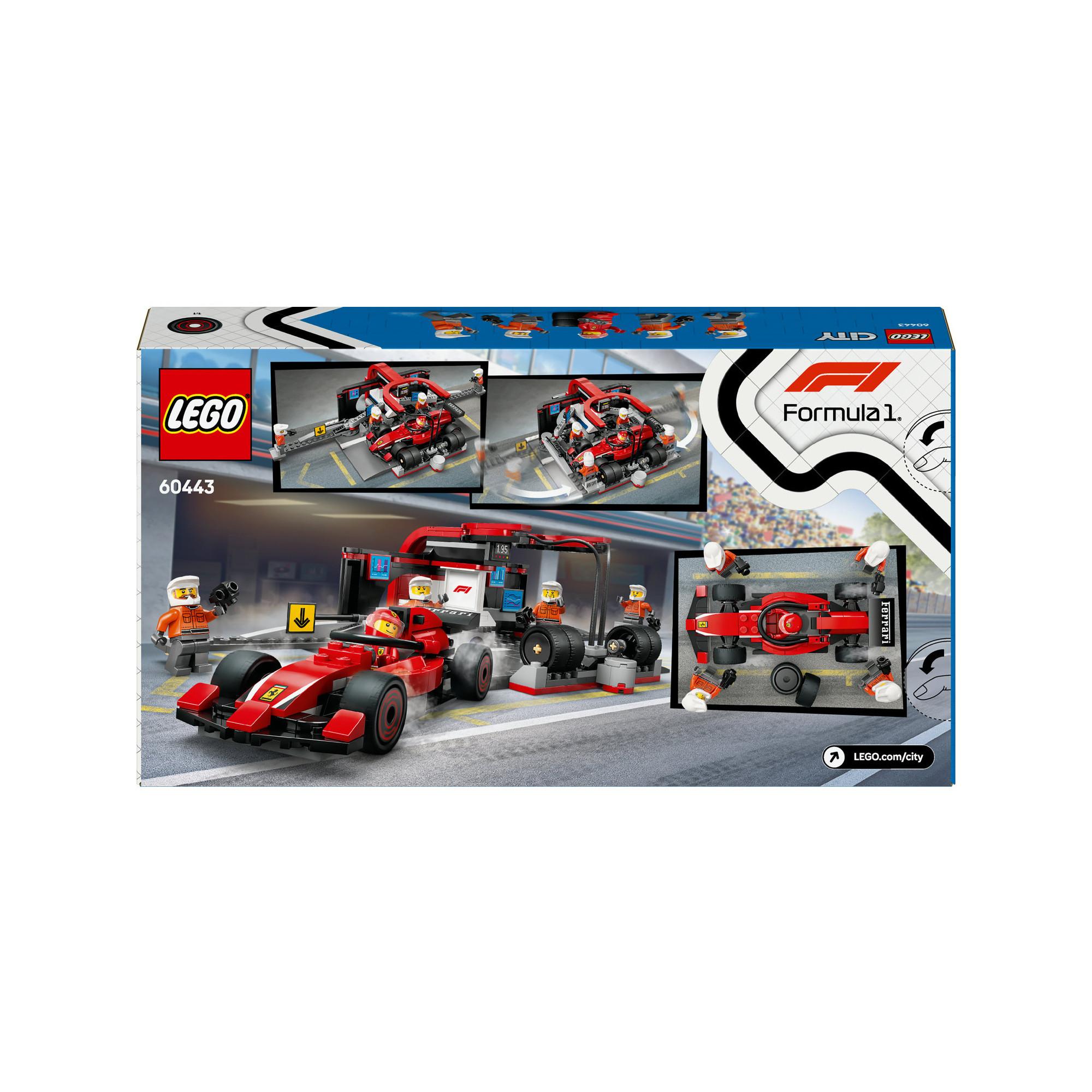 LEGO®  60443 Arrêt au stand de F1® avec voiture Ferrari 