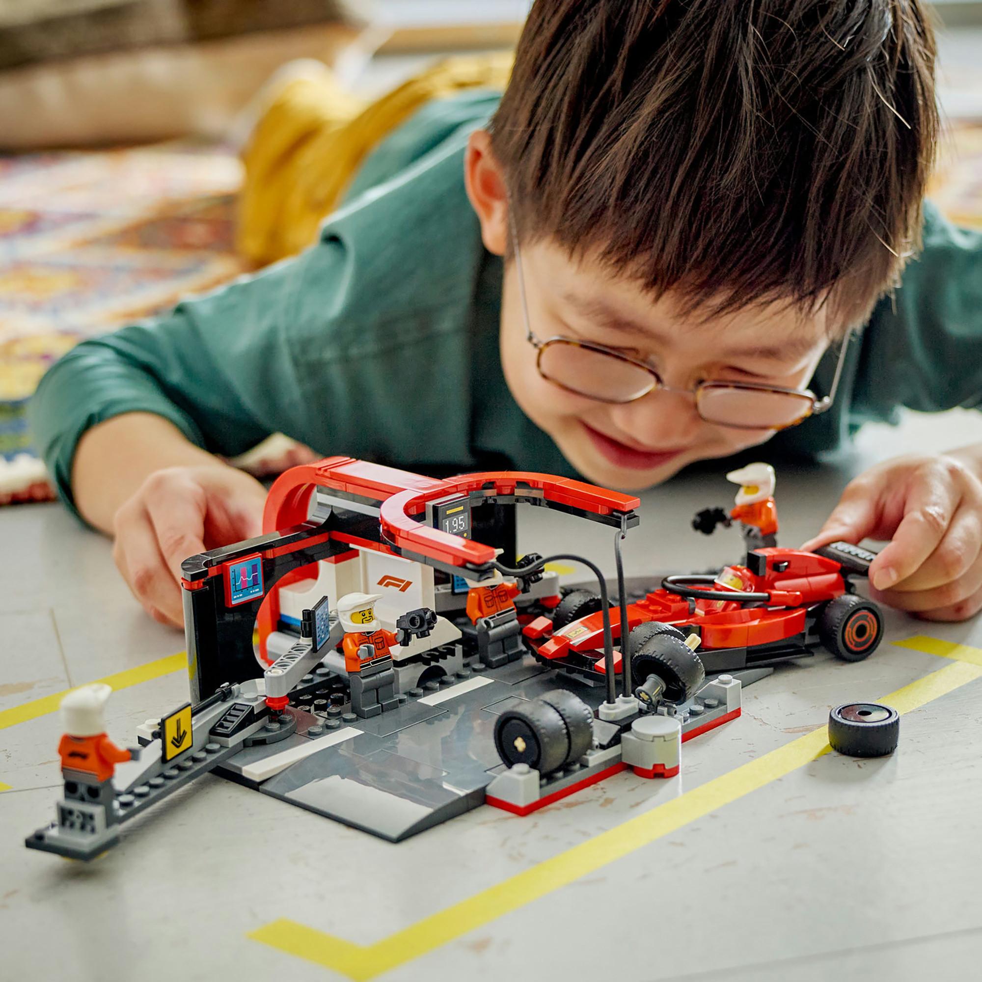 LEGO®  60443 Arrêt au stand de F1® avec voiture Ferrari 