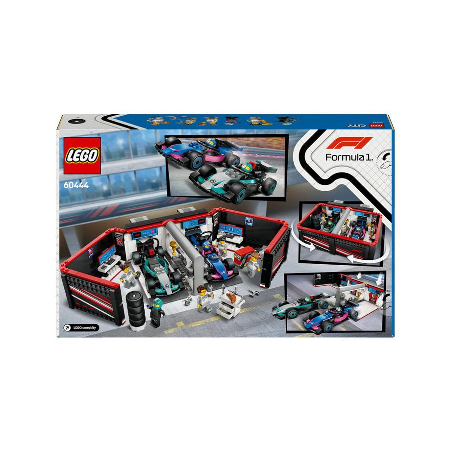 LEGO®  60444 F1® Garage mit Mercedes-AMG & Alpine Rennautos 