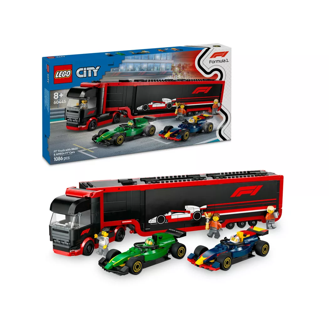 LEGO City 60445 Aston Martin Red Bull Formula 1 Truck Multicolor