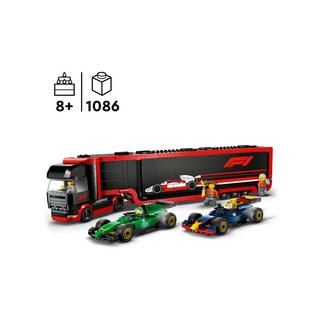 LEGO®  60445 Camion de F1® avec voitures de F1® RB20 et AMR24 