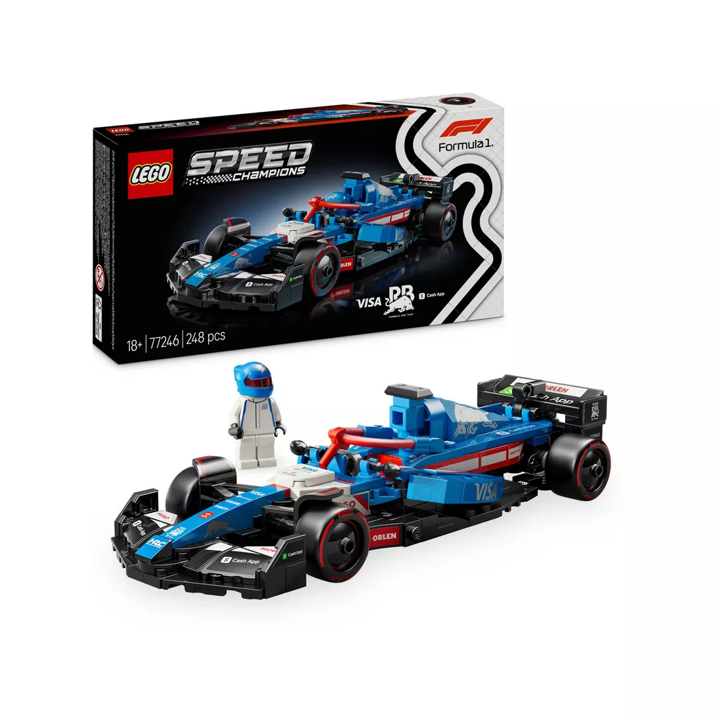 Lego Speed Champions Visa Cash App RB VCARB 01 F1-racerbil 77246