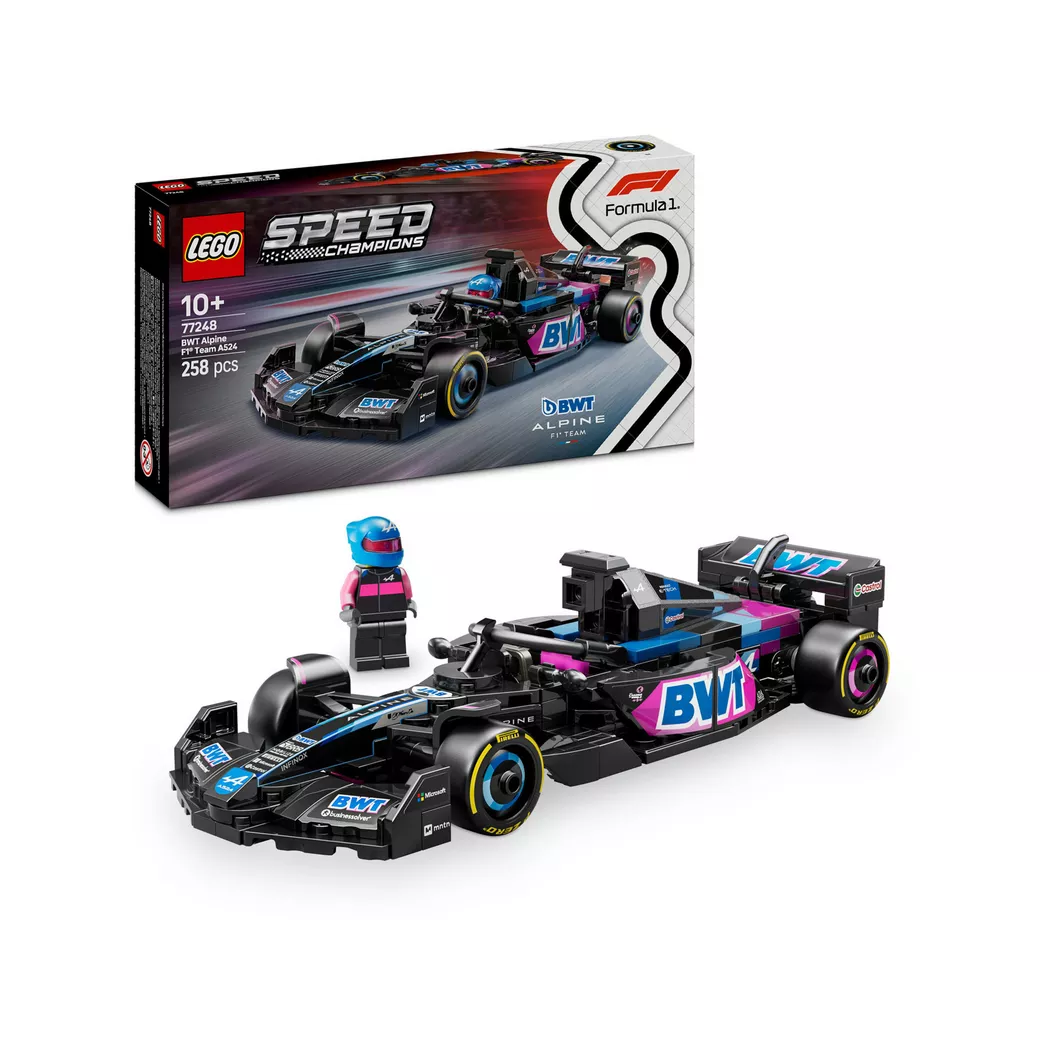 Lego Speed Champions BWT Alpine F1® Team A524-racerbil 77248