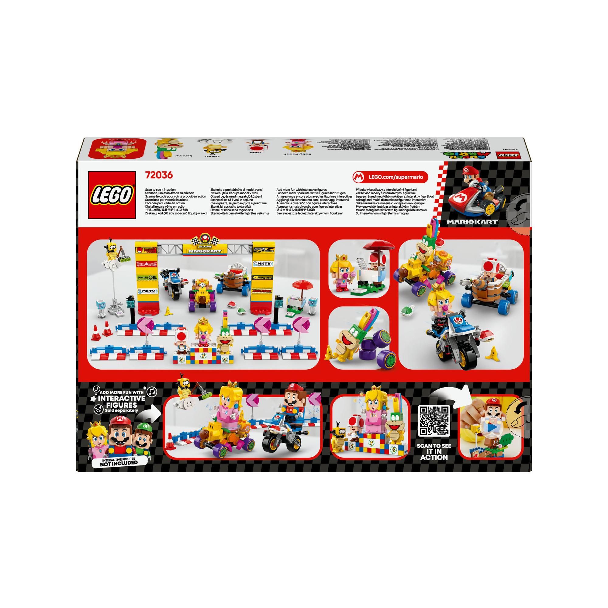 LEGO®  72036 Mario Kart™ – Bébé Peach et ensemble de grand prix 